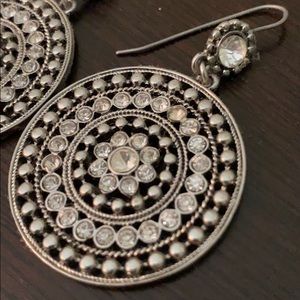 Silver/Crystal Earrings